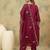 Yoke Design Ethnic Motifs Straight Kurta With Trousers & Dupatta