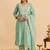 Women Ethnic Motifs Embroidered Round Neck Straight Kurta with Trousers & Dupatta