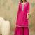 Women Ethnic Motifs Yoke Design Regular Kurta With Sharara & Dupatta