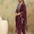 Yoke or Border Embroidered Zari Straight Kurta With Trousers & Dupatta