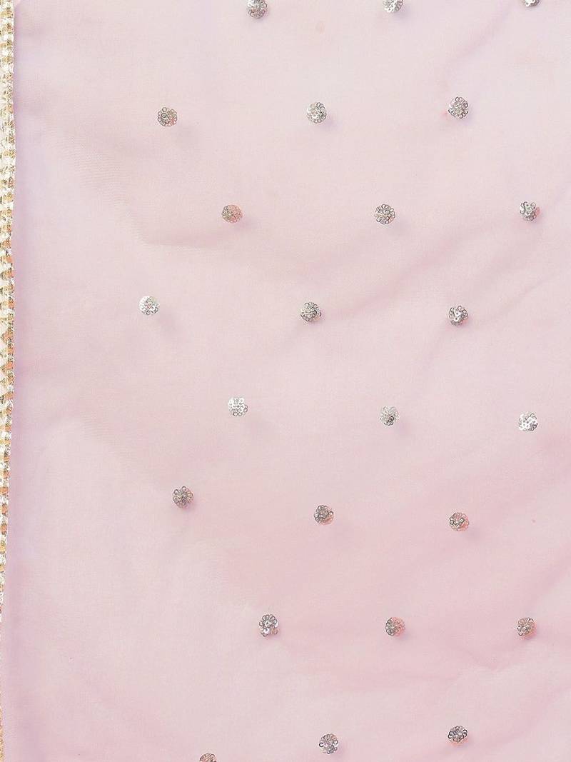 Women Ethnic Motifs Yoke Design Zari Kurta with Trousers & Dupatta