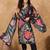 Floral Printed Regular Shoulder Straps Straight Kurta With Trousers And Dupatta