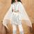 Floral Embroidered Thread Work V-Neck Straight Kurta With Trousers & Dupatta