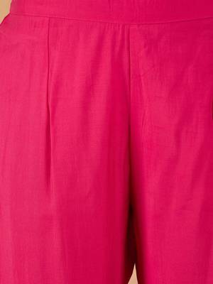 Women Ethnic Motifs Embroidered Kurta with Trouser & Dupatta 3