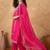 Floral Embroidered Thread Work Straight Kurta With Trousers & Dupatta