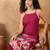 Spaghetti Tie Up Strap Floral Kurta with Trousers