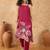 Spaghetti Tie Up Strap Floral Kurta with Trousers
