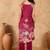 Spaghetti Tie Up Strap Floral Kurta with Trousers