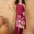 Spaghetti Tie Up Strap Floral Kurta with Trousers