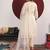 Floral Embroidered Round-Neck Straight Kurta With Trousers & Dupatta