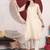 Floral Embroidered V-Neck Straight Kurta With Trousers & Dupatta