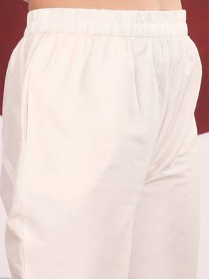 Floral Embroidered V-Neck Straight Kurta With Trousers & Dupatta 6