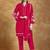 Women Solid Fuchsia Regular Beads and Stones Detail Kurta with Trousers & Dupatta