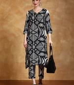 Women Geometric Printed Kurta with Trousers