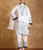 Women Floral Embroidered Kurta with Trousers & Dupatta