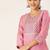 Women Yoke Design Regular Mirror Work Kurta with Trousers