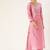 Women Yoke Design Regular Mirror Work Kurta with Trousers