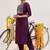 Floral Yoke Design Thread Work Kurta With Trousers & Dupatta