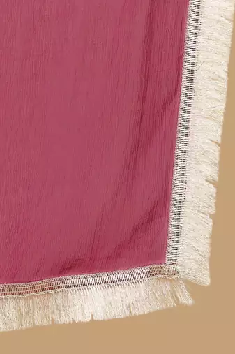 Women Woven Design Regular Kurta with Trousers & With Dupatta