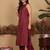 Women Woven Design Regular Kurta with Trousers & With Dupatta