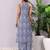 Paisley Printed V-Neck Sleeveless Pure Cotton Kurta With Palazzos