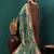 V-Neck Straight Kurta With Trousers & Dupatta