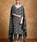 Women Floral Printed Kurta with Trousers & Dupatta