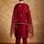 Yoke Design Zari Round Neck Straight Kurta With Trousers & Dupatta