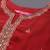 Women Woven Design Embroidered Kurta with Trousers & Dupatta