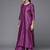 Round Neck Straight Kurta With Trousers & Dupatta