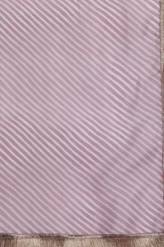 Women Solid Yoke Design Kurta with Trousers & Dupatta