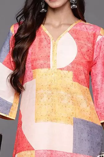 Women Floral Printed Kurta with Palazzo