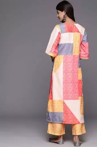 Women Floral Printed Kurta with Palazzo