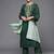 Women Floral Embroidered Gotta Patti Pure Cotton Kurta with Trousers & Dupatta
