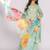 Women Floral Embroidered Cotton Straight Kurta with Trousers & Dupatta