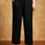 Floral Embroidered Thread Work Round Neck Straight Kurta With Trousers