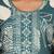 Floral Printed Round Neck Thread Work Straight Kurta With Trousers