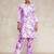 Women Floral Printed Regular Kurti with Trousers