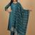 Yoke Design Thread Work Notc Neck Straight Republic Day Kurta With Trousers And Dupatta