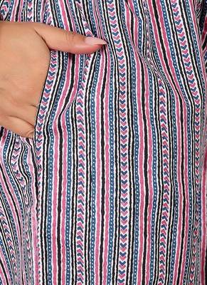 Floral Printed V-Neck Gotta Patti Kurta With Trousers & Dupatta 4
