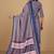 Floral Printed V-Neck Gotta Patti Kurta With Trousers & Dupatta