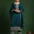Floral Embroidered Zari Cotton Silk Straight Kurta With Trousers & Dupatta