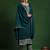 Floral Embroidered Zari Cotton Silk Straight Kurta With Trousers & Dupatta