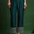 Floral Embroidered Zari Cotton Silk Straight Kurta With Trousers & Dupatta