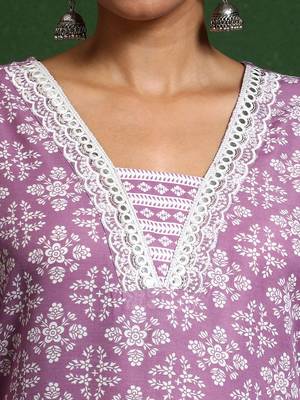 Women Ethnic Motifs Printed Regular Kurta with Trousers & With Dupatta 4