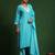 Women Printed Regular Kurta with Trousers & With Dupatta