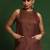 Women Regular Thread Work Kurta with Trousers