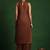 Women Regular Thread Work Kurta with Trousers