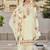 Floral Embroidered Key Hole Neck Kurta With Salwar & Dupatta
