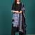 Women Ethnic Motifs Printed Regular Thread Work Kurta with Trousers & With Dupatta